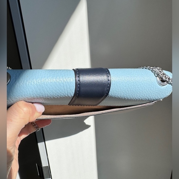 COACH Chain Mini Crossbody Leather Bag - Picture 7 of 14